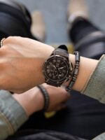 AM1000SS - AMBASSADOR POLISHED TITANIUM / BLACK / SS BAND - Image 4
