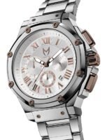 MSTR AM1018SS - AMBASSADOR SILVER SANDBLASTED / SILVER STEEL BAND - Image 2
