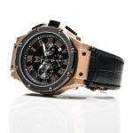 MSTR AM139CB AMBASSADOR - ROSE GOLD & BLACK - CROC LEATHER BAND - 图片 2