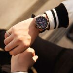 MSTR AM168OB AMBASSADOR / ROSE GOLD WITH BLACK & RED LEATHER BAND - 图片 4