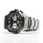 MSTR AM169SS AMBASSADOR HIGH POLISHED TITANIUM GREY & BLACK / STAINLESS STEEL BRACELET - 图片 2