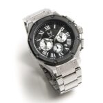 MSTR AM169SS AMBASSADOR HIGH POLISHED TITANIUM GREY & BLACK / STAINLESS STEEL BRACELET - 图片 3