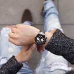 MSTR AM169SS AMBASSADOR HIGH POLISHED TITANIUM GREY & BLACK / STAINLESS STEEL BRACELET - 图片 4