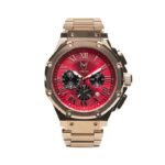 MSTR AM177SS - AMBASSDOR ROSE GOLD / RED / SS BAND