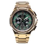 MSTR AM193SS AMBASSADOR / ROSE GOLD & GREEN - STAINLESS STEEL