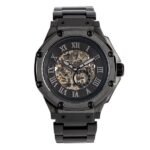 AM302SS - MSTR AMBASSADOR AUTOMATIC BLACK / BLACK / SS BAND NEW