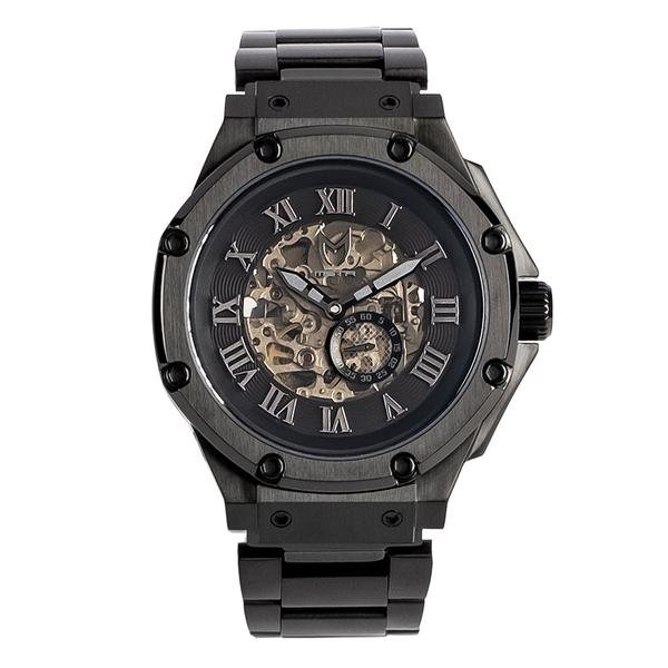 AM302SS AM302SS - MSTR AMBASSADOR AUTOMATIC BLACK / BLACK / SS BAND NEW - Image 1