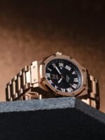 MSTR AM314SS - AUTOMATIC ROSE GOLD / STEEL BAND - Image 4