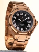 MSTR AM314SS - AUTOMATIC ROSE GOLD / STEEL BAND - Image 6