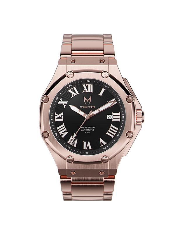 AM314SS-AUTOMATICROSEGOLD_STEELBAND MSTR AM314SS - AUTOMATIC ROSE GOLD / STEEL BAND - Image 1