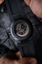 D1 MILANO SKRJ17 JET BLACK SKELETON RUBBER 41.5mm - Image 6