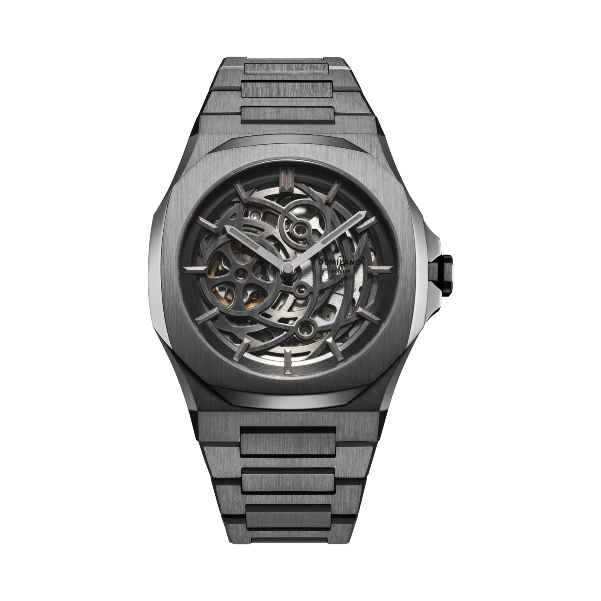D1MILANOSKBJ11GUNMETALSKELETONBRACELET41.5MM D1 MILANO SKBJ11 GUNMETAL SKELETON BRACELET 41.5MM - Image 1