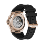 D1 MILANO SKRJ12 ROSE GOLD SKELETON RUBBER 41.5MM - Image 4