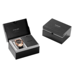 D1 MILANO SKRJ12 ROSE GOLD SKELETON RUBBER 41.5MM - Image 5