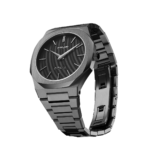 D1 MILANO UTBJ15 GUNMETAL ULTRA THIN BRACELET 40MM - Image 2