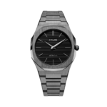 D1 MILANO UTBJ15 GUNMETAL ULTRA THIN BRACELET 40MM