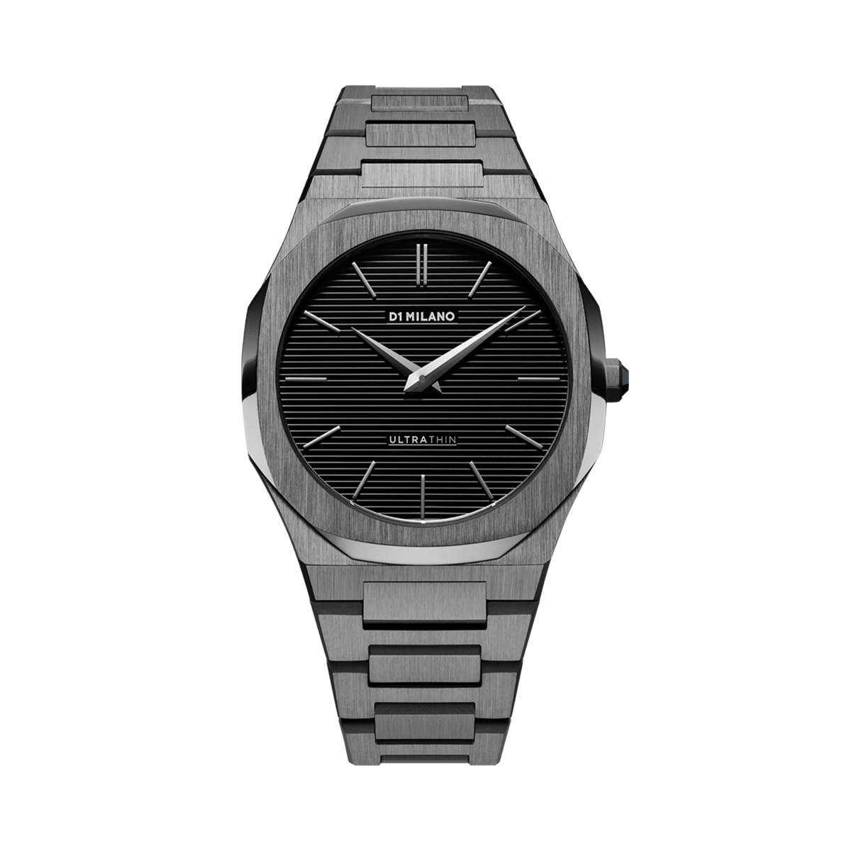 D1MILANOUTBJ15GUNMETALULTRATHINBRACELET40MM D1 MILANO UTBJ15 GUNMETAL ULTRA THIN BRACELET 40MM - Image 1