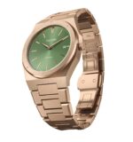 Date-Master Series - 40 mm Rose Gold Green