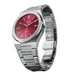 Date-Master Series - 40 mm Silver Red