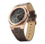 VALUCHI ROSE GOLD BROWN LEATHER