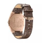 VALUCHI ROSE GOLD BROWN LEATHER - Image 2