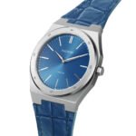 Date Master 40mm Leather Silver Blue - Image 3