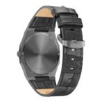 Date Maste Series 40mm Leather Gunmetal Black - Image 2