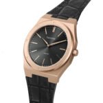 Date Master Series 40mm Leather Rose Gold Black - Image 3