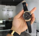 MSTR AM139CB AMBASSADOR - ROSE GOLD & BLACK - CROC LEATHER BAND - 图片 4