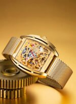 CIGA Design Z-031-SIGO-W35OG Z SERIES GOLD EDITION AUTOMATIC MECHANICAL SKELETON WRISTWATCH - Image 8
