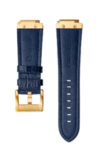 LEATHER WATCHBAND - GOLD BLUE - Image 2