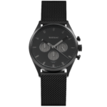 TAYRO LUNAR Black Mesh Strap 42mm
