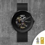 CIGA DESIGN M021-BLBL-W13 MICHAEL YOUNG SERIES AUTOMATIC MECHANICAL SKELETON WRISTWATCH