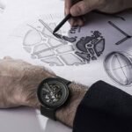 CIGA DESIGN M021-BLBL-W13 MICHAEL YOUNG SERIES AUTOMATIC MECHANICAL SKELETON WRISTWATCH - Image 4