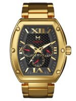 MSTR MJ122SS - MAJOR GOLD / BLACK / SS BAND
