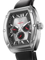 MSTR MJ124LB - MAJOR SILVER / SILVER / LEATHER BAND - Image 2