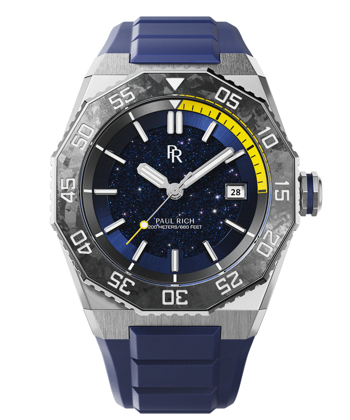 PR6188_Diver_AA_SilverBlue_Front_5_1135x1362_png-1 PR Aquacarbon Pro Horizon Blue - Aventurine - Image 1