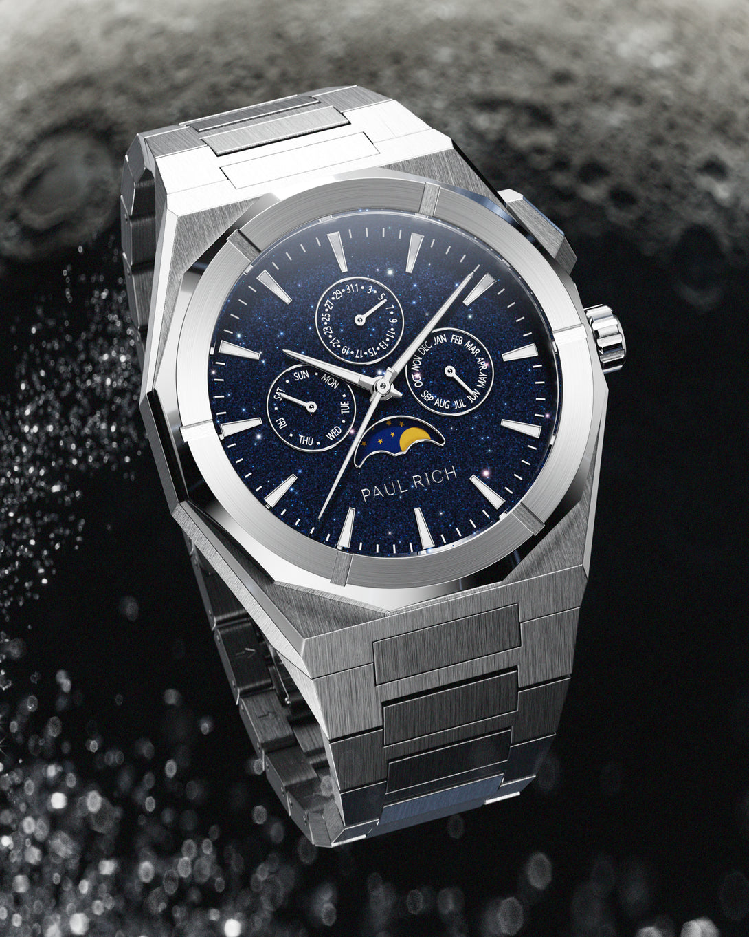 PAUL RICH MOONPHASE STAR DUST II SILVER - Image 4