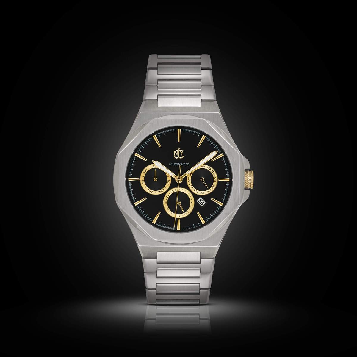 QUEENSAUTOMATIC NYI QUEENS AUTOMATIC STAINLESS STEEL BAND - Image 1
