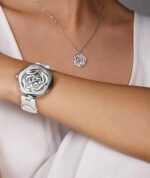 CIGA DESIGN R022-SISI-1 R SERIES DANISH ROSE AUTOMATIC MECHANICAL SKELETON WRISTWATCH. - Image 5