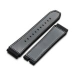 MSTR SB217RPL BLACK RUBBER PATENT LEATHER / BLACK STITCH