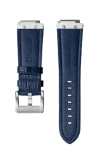 STEEL WATCHBAND - BLUE LEATHER - Image 2