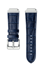 STEEL WATCHBAND - BLUE LEATHER