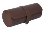 Leather Travel Case Watch Roll SW3502 DBR