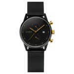 TAYROC TXM087 BLACK GOLD / BLACK MESH STRAP 42mm