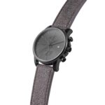 TAYROC TXM092 GUNMETAL / LEATHER STRAP 42mm - 图片 2
