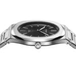 D1 MILANO UHBJ01 GROOVY SILVER BLACK -ULTRA THIN 39mm - Image 3
