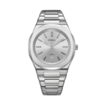 D1 MILANO UHBJ02 GROOVY SILVER -ULTRA THIN 39mm