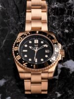 MSTR SVO104SS - VOYAGER ROSE GOLD / BROWN / SS BAND - Image 5