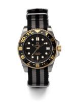 MSTR VO105NS - AUTO VOYAGER SILVER / BLACK & GOLD / NATO BAND